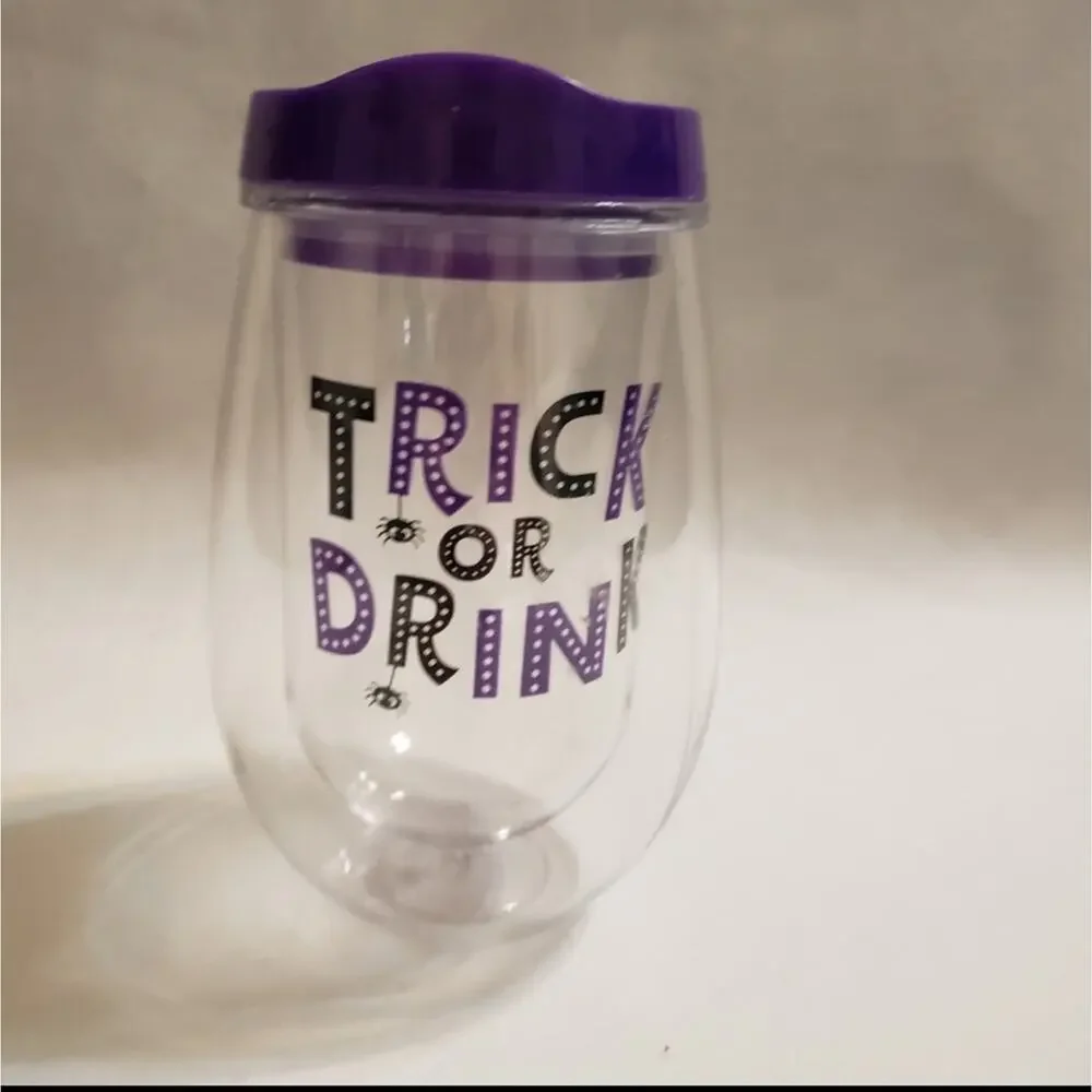 Halloween Wine Tumbler NEW